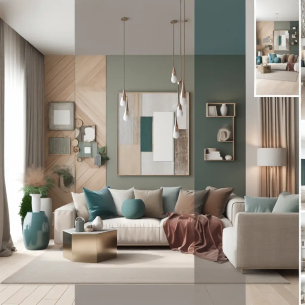 A softly lit modern living room styled with Domlumo décor, storage, and furnishings.