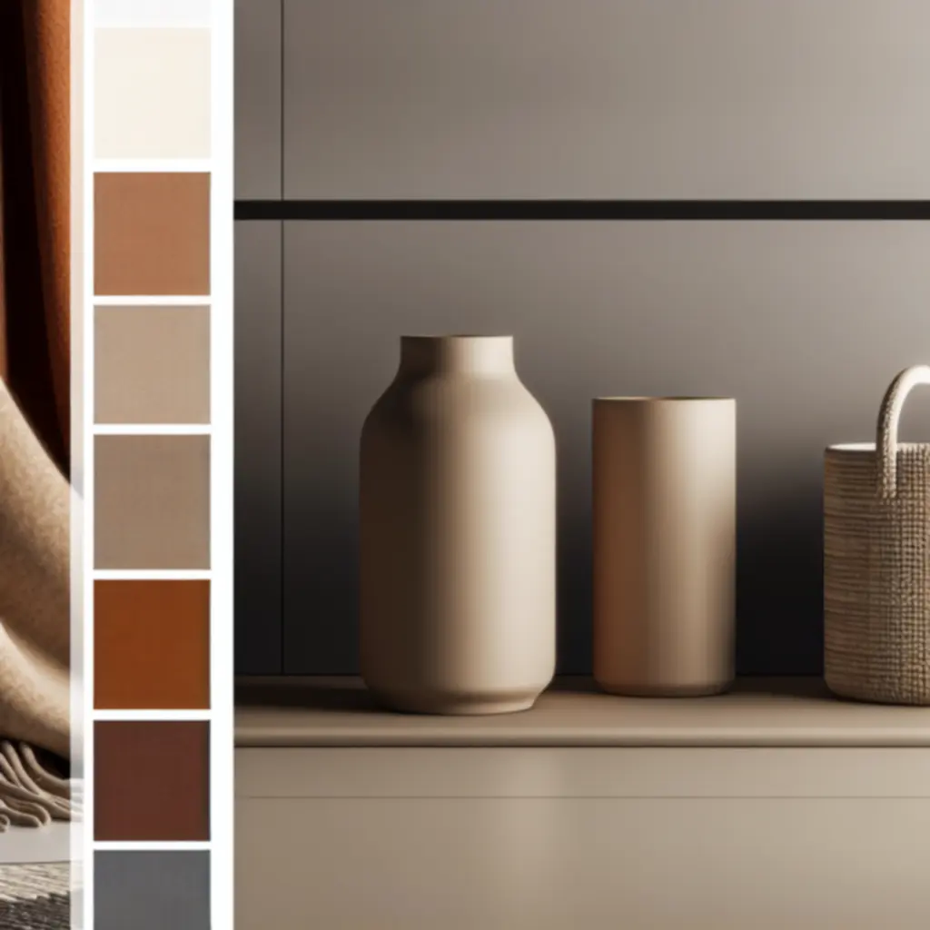 Curated home goods accessories styled together on a wooden surface