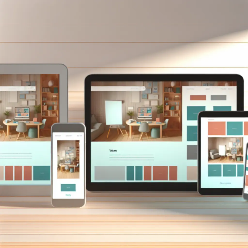 Responsive Domlumo checkout interface shown on multiple devices